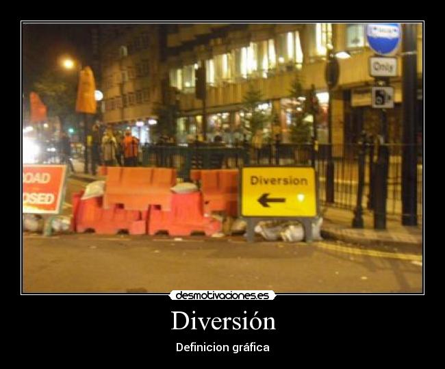 Diversión - Definicion gráfica