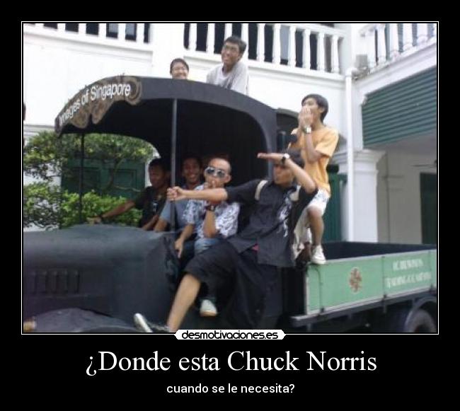 ¿Donde esta Chuck Norris -