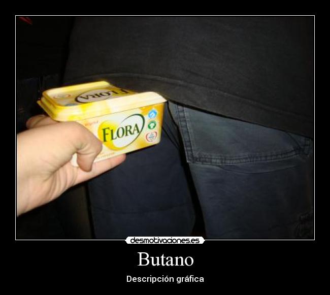 Butano - Descripción gráfica