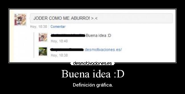 Buena idea :D - 