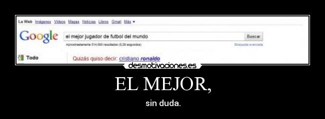 EL MEJOR, - 