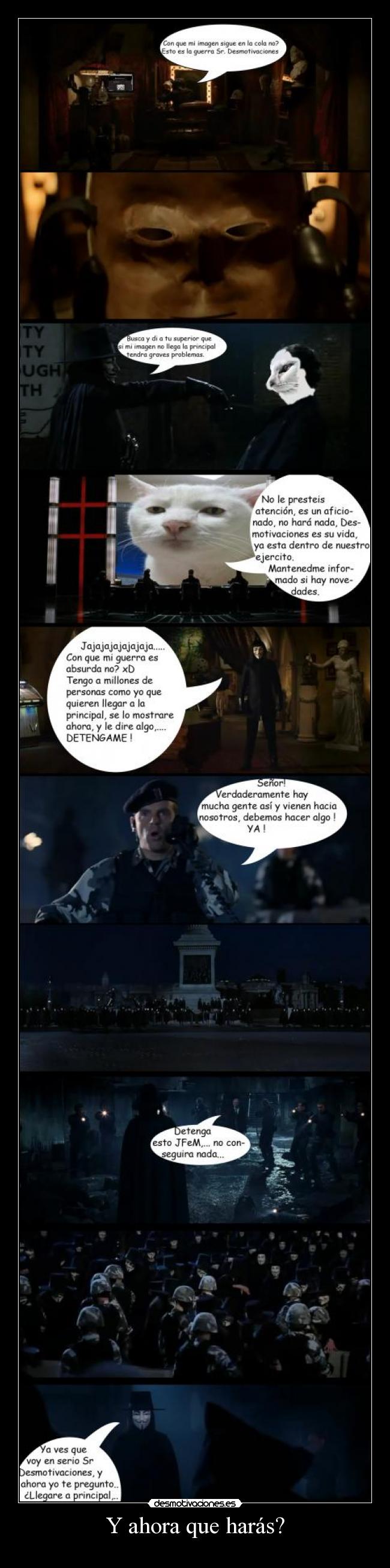 Y ahora que harás? -