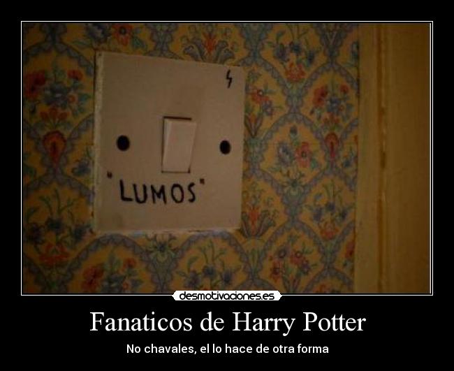 Fanaticos de Harry Potter - No chavales, el lo hace de otra forma