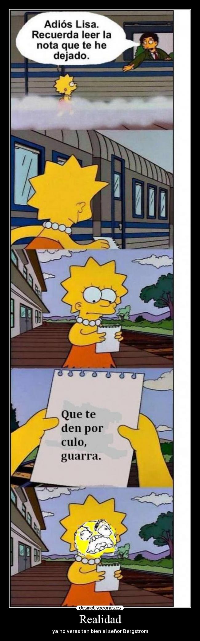 carteles simpson lisa senor putada tren despedida yo cani puta sexo xxx beso desmotivaciones