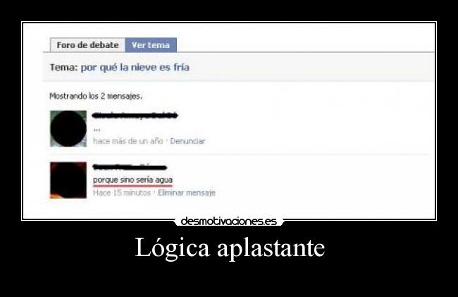 Lógica aplastante - 