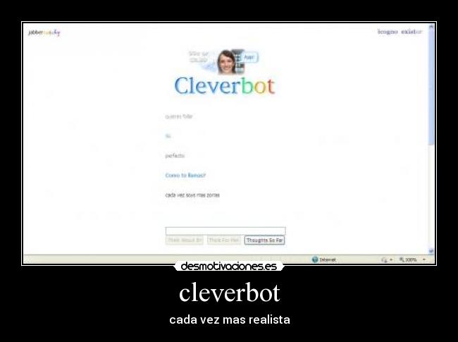 cleverbot - cada vez mas realista