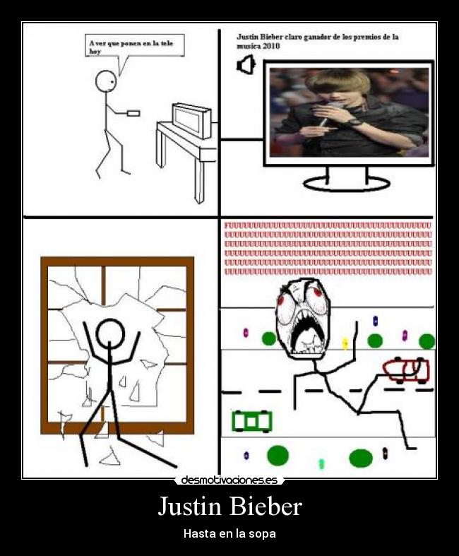 Justin Bieber - Hasta en la sopa