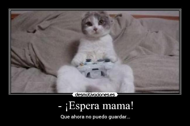 carteles videojuegos xbox guardar mama esperar desmotivaciones