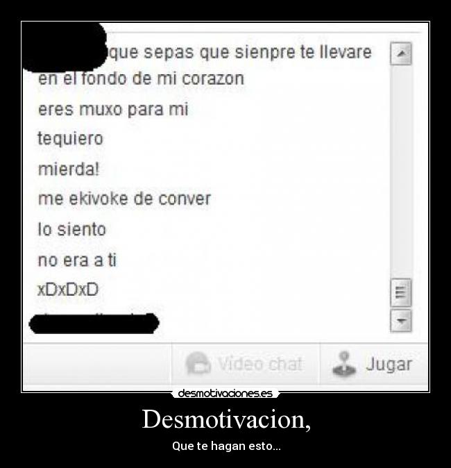 Desmotivacion, - 