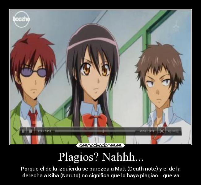 carteles plagiololnarutoxdkibamatt desmotivaciones