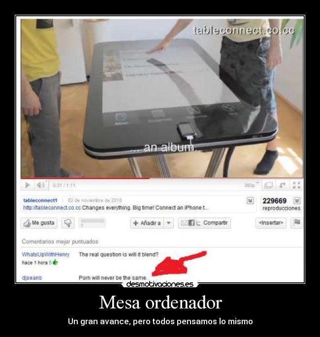 Mesa ordenador - 