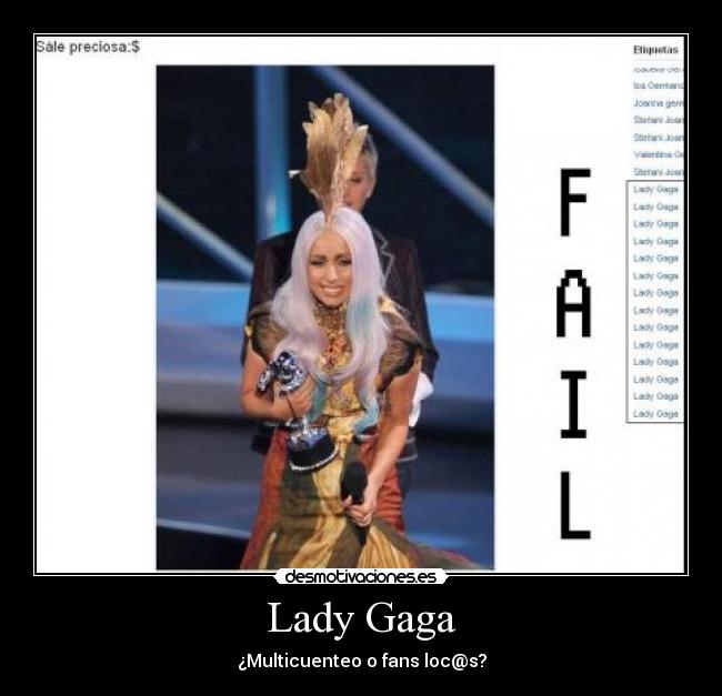 Lady Gaga - ¿Multicuenteo o fans loc@s?