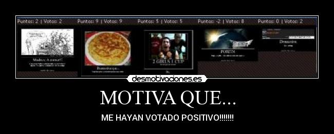 MOTIVA QUE... -