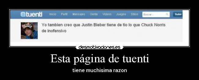 Esta página de tuenti - 