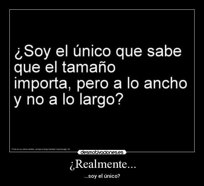 ¿Realmente... - 