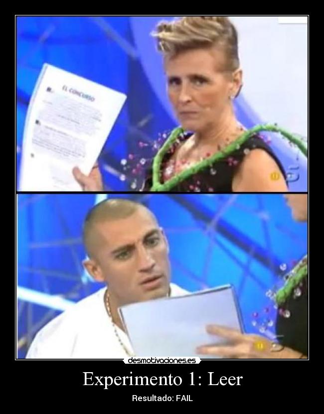 Experimento 1: Leer -