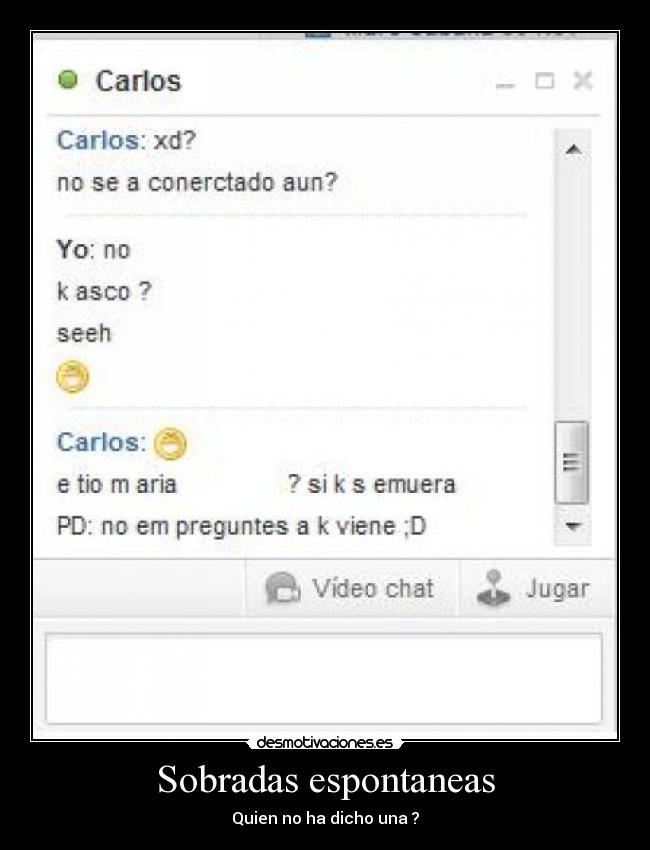 Sobradas espontaneas -