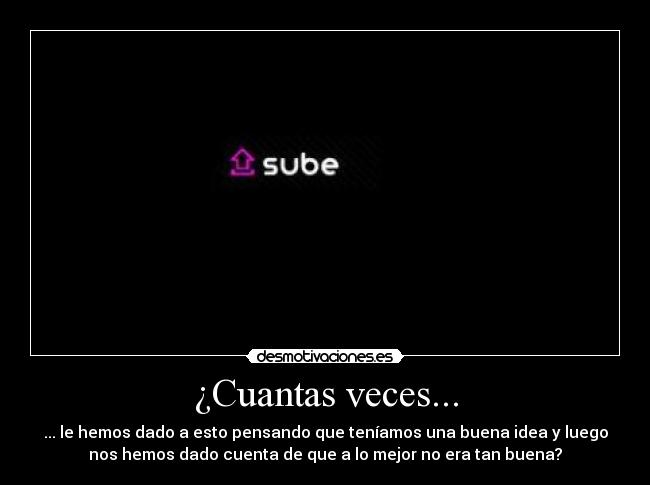¿Cuantas veces... - 
