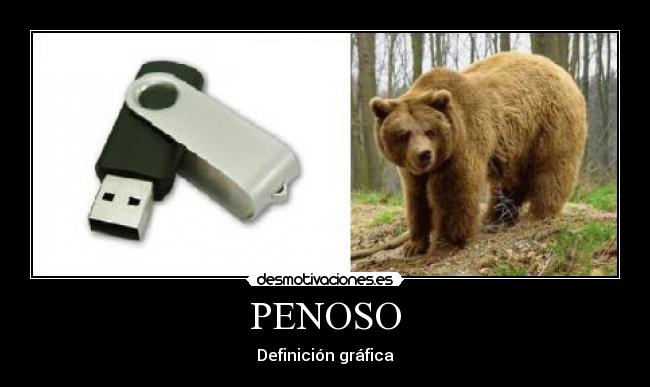 PENOSO - Definición gráfica
