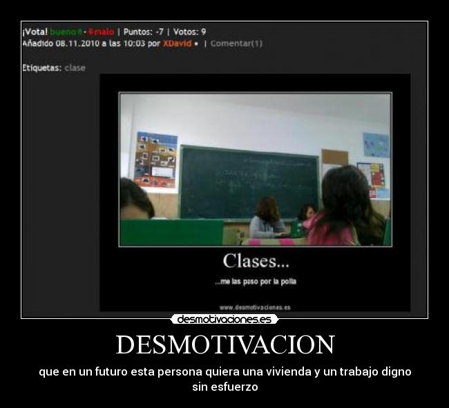 DESMOTIVACION -