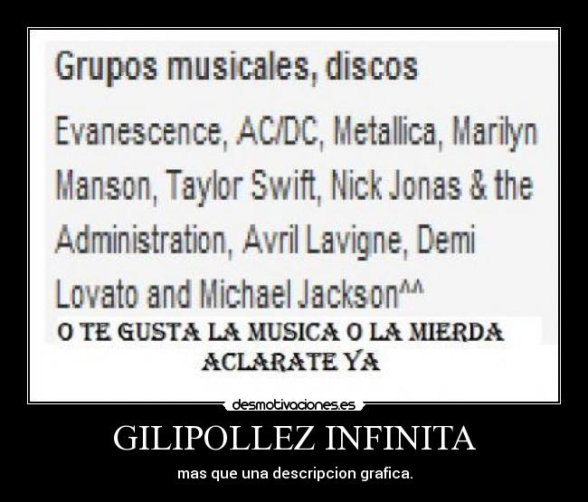 GILIPOLLEZ INFINITA - 