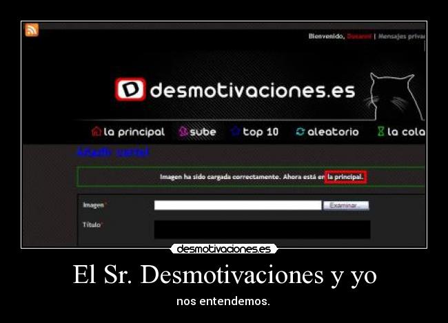 El Sr. Desmotivaciones y yo - 