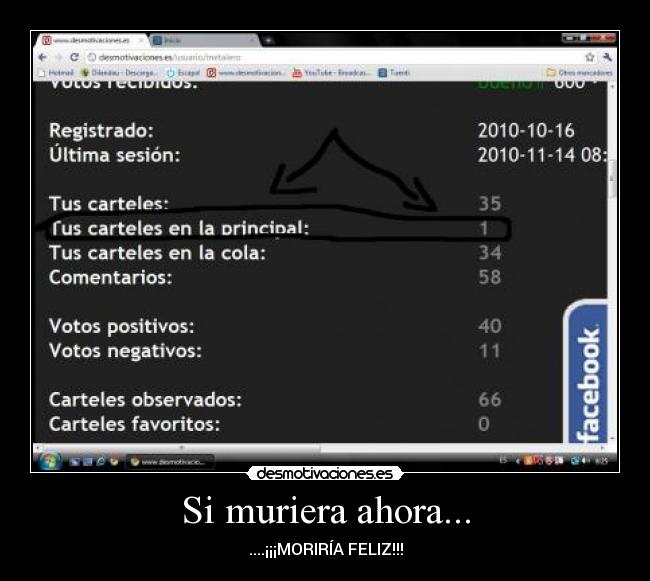 Si muriera ahora... -