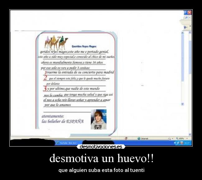 desmotiva un huevo!! -