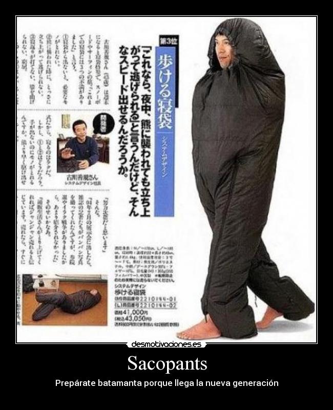 Sacopants - Prepárate batamanta porque llega la nueva generación