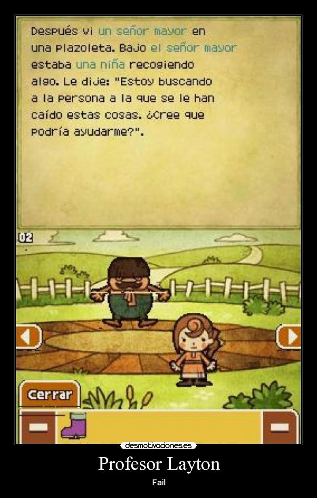 Profesor Layton - Fail