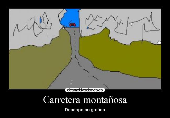 Carretera montañosa - Descripcion grafica