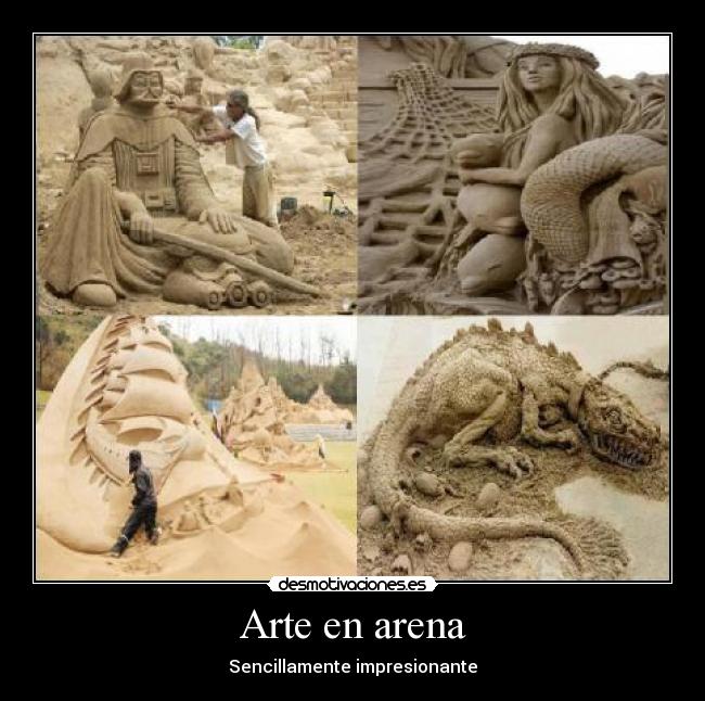 Arte en arena -