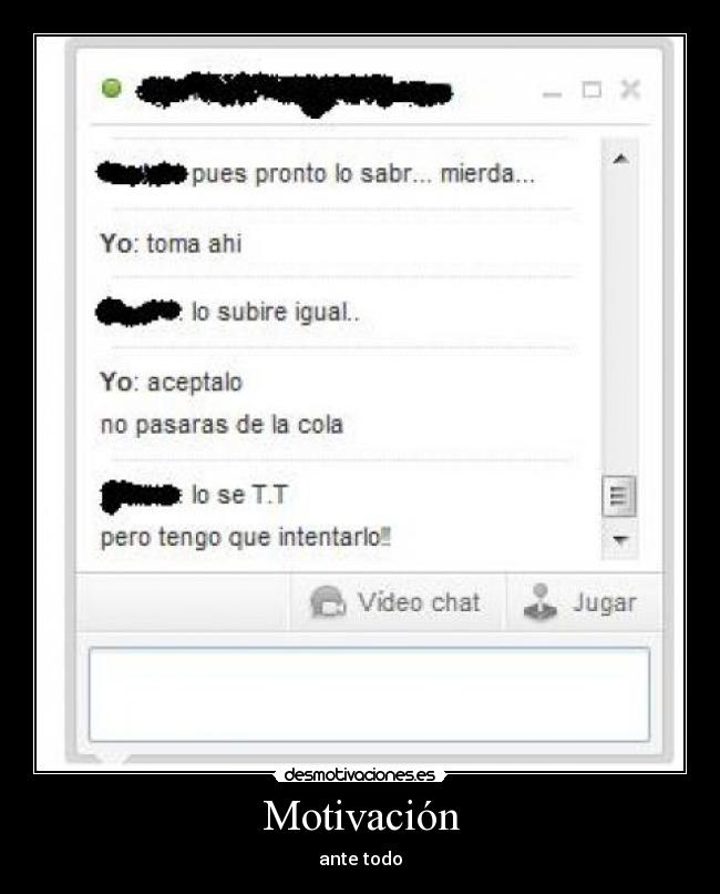 Motivación - ante todo