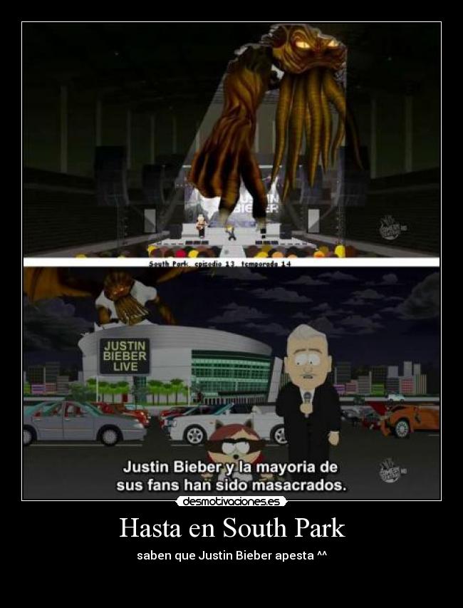 Hasta en South Park -