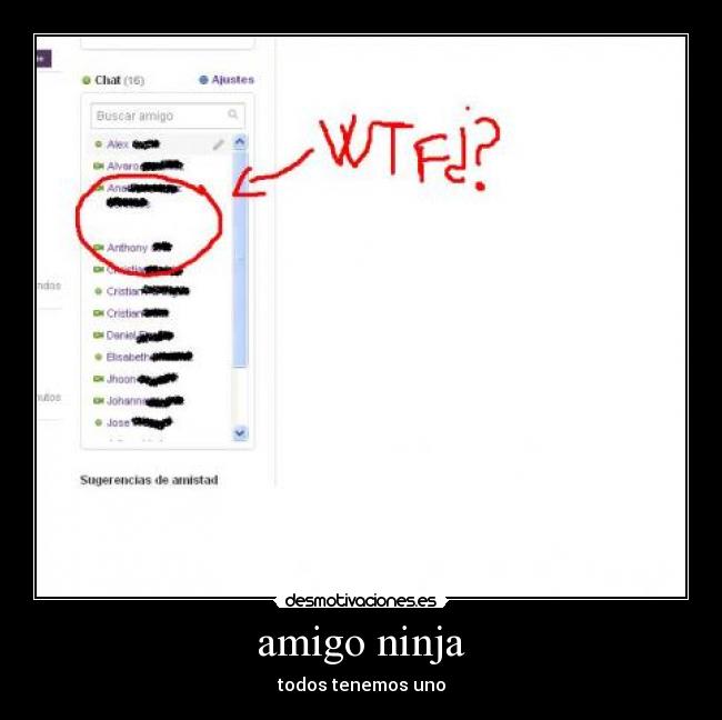 amigo ninja - todos tenemos uno