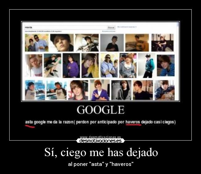 Sí, ciego me has dejado - 