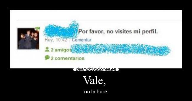 carteles tuenti perfil visitas desmotivaciones