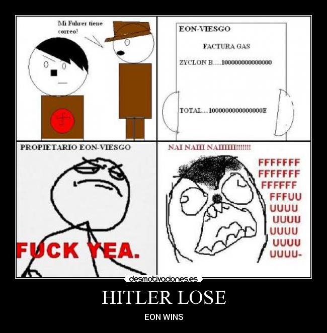 HITLER LOSE - EON WINS