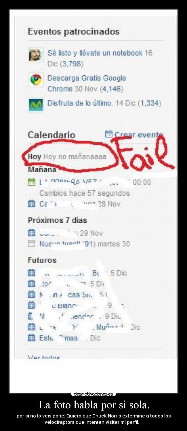 La foto habla por si sola. -