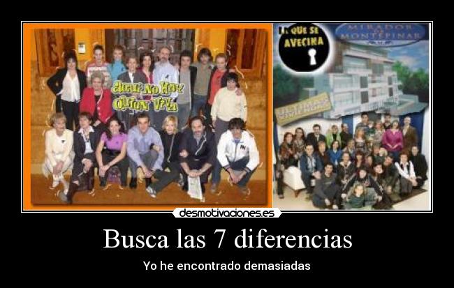 Busca las 7 diferencias -