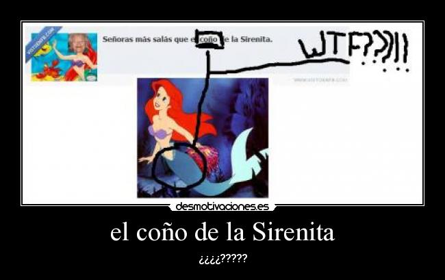 el coño de la Sirenita - 