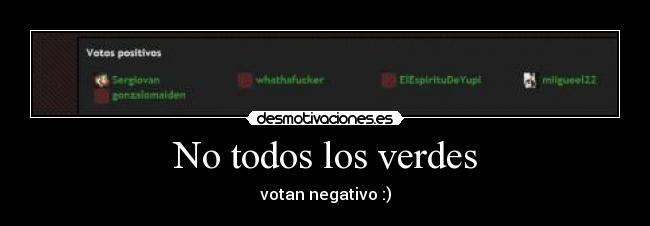 No todos los verdes - 