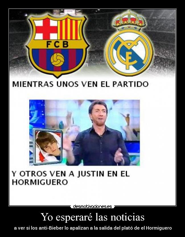 Yo esperaré las noticias -