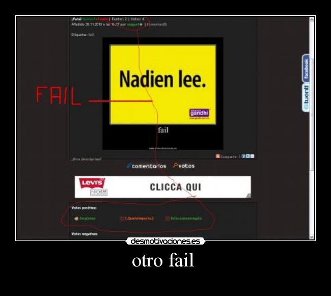 carteles fail fail desmotivaciones