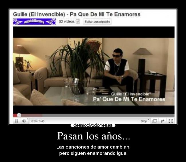 Pasan los años... -