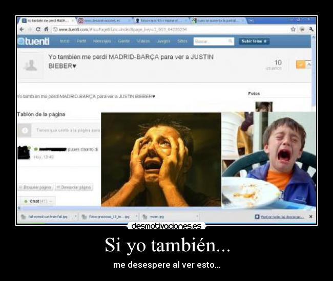Si yo también... - me desespere al ver esto...