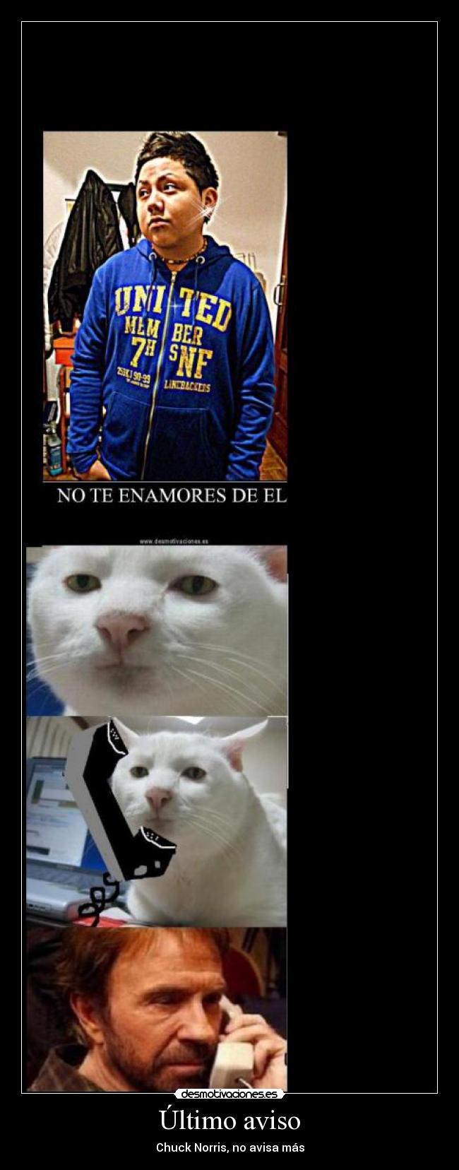 Último aviso - Chuck Norris, no avisa más
