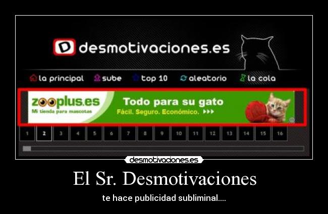 El Sr. Desmotivaciones -