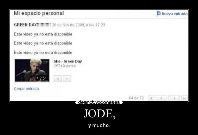 JODE, - y mucho.