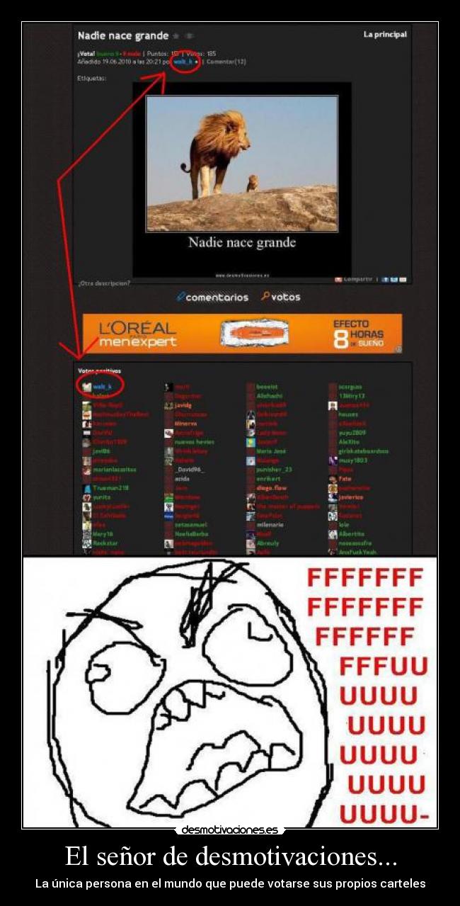 El señor de desmotivaciones... -